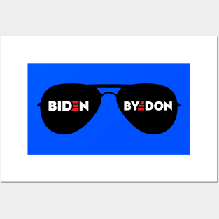 Biden = Bye-Don Posters and Art